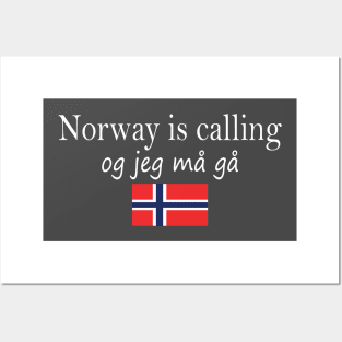 Norway is Calling and I must Go Posters and Art